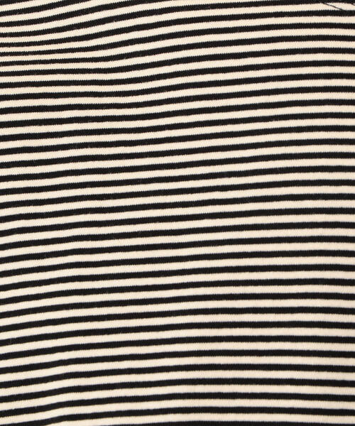 Steven Alan（スティーブンアラン）の「＜Steven Alan＞ LIGHT HI-DENS BORDER RINGER TEE/Tシャツ（Tシャツ/カットソー・メンズ・ダークブラウン/ケリー/ナチュラル・LARGE/SMALL/MEDIUM/X-LARGE）」の7枚目の写真