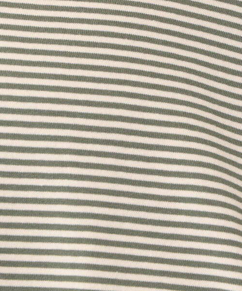 Steven Alan（スティーブンアラン）の「＜Steven Alan＞ LIGHT HI-DENS BORDER RINGER TEE/Tシャツ（Tシャツ/カットソー・メンズ・ダークブラウン/ケリー/ナチュラル・LARGE/SMALL/MEDIUM/X-LARGE）」の16枚目の写真