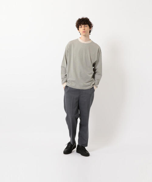 Steven Alan（スティーブンアラン）の「＜Steven Alan＞ LIGHT HI-DENS BORDER RINGER TEE/Tシャツ（Tシャツ/カットソー・メンズ・ダークブラウン/ケリー/ナチュラル・LARGE/SMALL/MEDIUM/X-LARGE）」の15枚目の写真