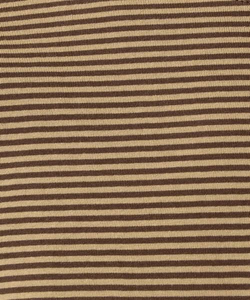 Steven Alan（スティーブンアラン）の「＜Steven Alan＞ LIGHT HI-DENS BORDER RINGER TEE/Tシャツ（Tシャツ/カットソー・メンズ・ダークブラウン/ケリー/ナチュラル・LARGE/SMALL/MEDIUM/X-LARGE）」の14枚目の写真