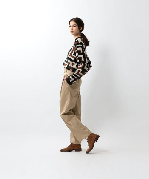 ＜Steven Alan＞COTTON TUCK CHINO PANTS Steven Alan】COTTON TUCK CHINO PANTS M chinos