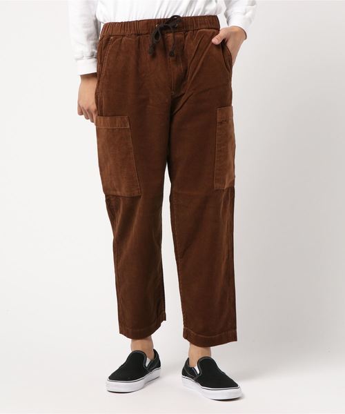 aditional（アディショナル）の「コーデュロイイージーパンツ／80/20クロス／Made in Japan（カーゴパンツ・メンズ・ブラウン/マルチ/シルバーグレー・M/L）」の7枚目の写真