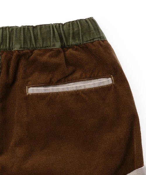 aditional（アディショナル）の「コーデュロイイージーパンツ／80/20クロス／Made in Japan（カーゴパンツ・メンズ・ブラウン/マルチ/シルバーグレー・M/L）」の11枚目の写真