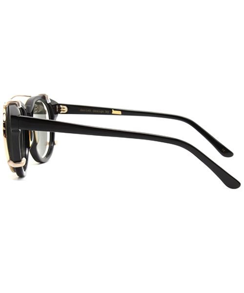 AMERICAN RAG CIE（アメリカンラグシー）の「HAN KJOBENHAVN/104-HKN-TIMELESS-CLIP（サングラス・メンズ・ブラック/イエロー系その他・FREE）」の3枚目の写真