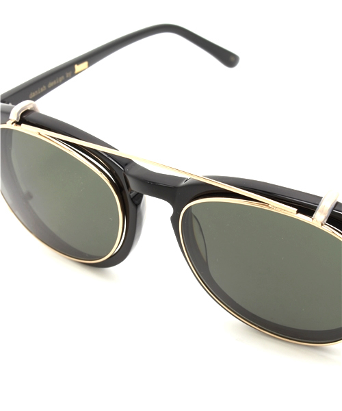 AMERICAN RAG CIE（アメリカンラグシー）の「HAN KJOBENHAVN/104-HKN-TIMELESS-CLIP（サングラス・メンズ・ブラック/イエロー系その他・FREE）」の4枚目の写真