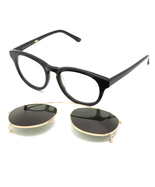 AMERICAN RAG CIE（アメリカンラグシー）の「HAN KJOBENHAVN/104-HKN-TIMELESS-CLIP（サングラス・メンズ・ブラック/イエロー系その他・FREE）」の9枚目の写真