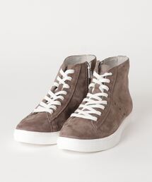 レザーハイカットスニーカー