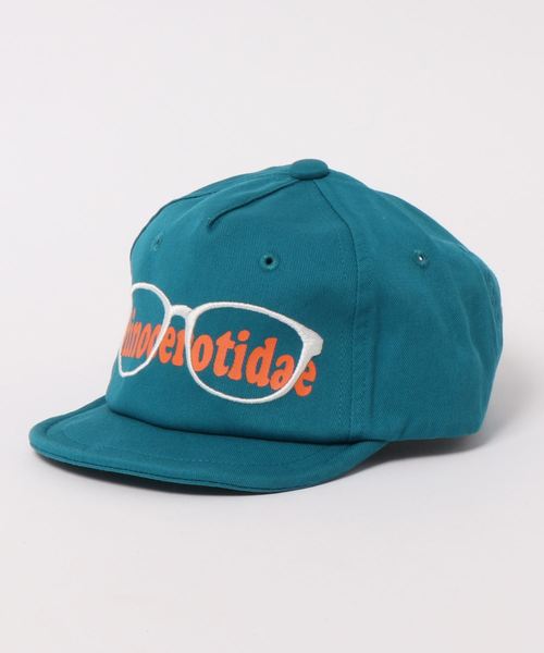 GRIN BUDDY（グリンバディ）の「【GRIN BUDDY(グリンバディ）】メガネ柄キッズキャップ/Aniglass Cap（キャップ・キッズ・レッド/サックスブルー/マスタード・52cm/54cm）」の7枚目の写真