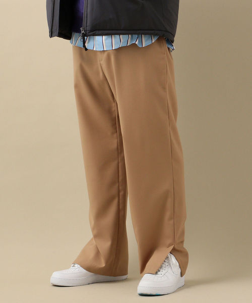 SHIPS(シップス)の「SU: TW SOLOTEX(R) スリット パンツ(その他パンツ・メンズ・グレー/ベージュ・SMALL/MEDIUM/LARGE/X-LARGE)」の2枚目の写真