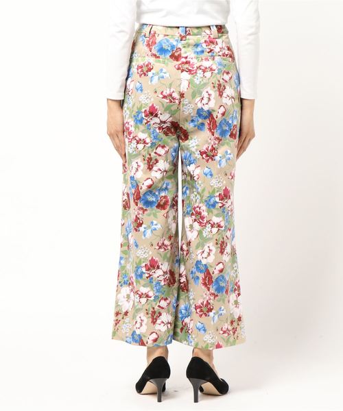 EMODA（エモダ）の「ヴィンテージフラワーワイドパンツ（その他パンツ・レディース・ブラック/その他・SMALL/MEDIUM）」の3枚目の写真