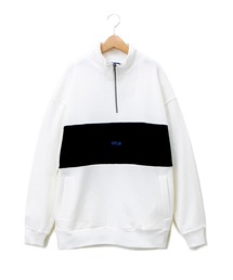 UCLA ハーフジップ 切替 トレーナー (M1)