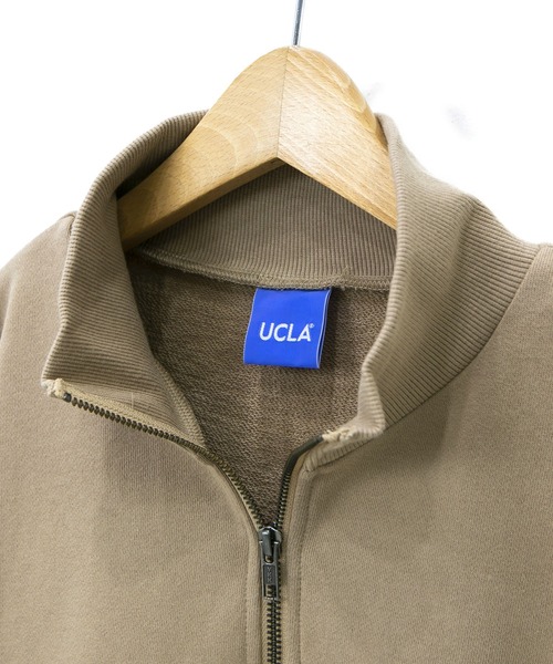 UCLA（ユーシーエルエー）の「UCLA ハーフジップ 切替 トレーナー (M1)（スウェット・メンズ・ホワイト/ブラック/ベージュ・MEDIUM/LARGE/X-LARGE）」の9枚目の写真
