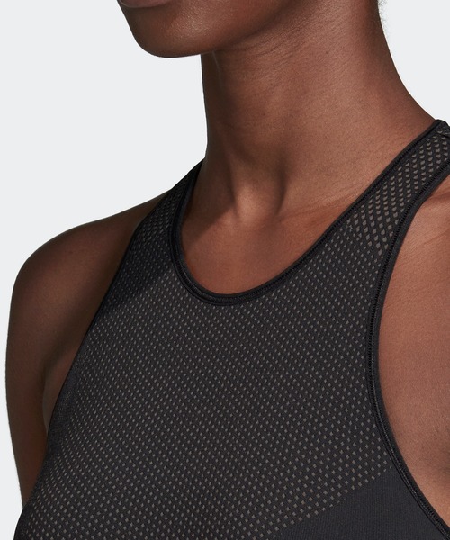 Top タンクトップ By シームレス Adidas Stella Seamless Tank エッセンシャルズ Stella By Mccartney By Adidas Stella Mccartney アディダスバイステラマッカートニー のファッション Tank Essentials タンクトップ
