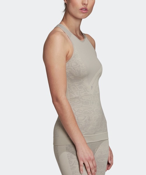 Top タンクトップ By シームレス Adidas Stella Seamless Tank エッセンシャルズ Stella By Mccartney By Adidas Stella Mccartney アディダスバイステラマッカートニー のファッション Tank Essentials タンクトップ