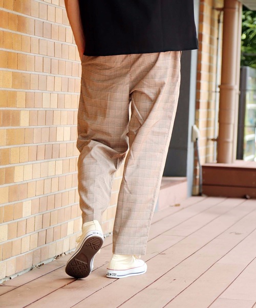 Blue Standard (ブルースタンダード)の「【BLUE STANDARD】チェックパンツ ワイドシルエット イージーパンツ仕様(その他パンツ・メンズ・ベージュ/ネイビー/グレー/イエロー・MEDIUM/LARGE/X-LARGE)」の13枚目の写真