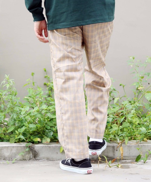 Blue Standard (ブルースタンダード)の「【BLUE STANDARD】チェックパンツ ワイドシルエット イージーパンツ仕様(その他パンツ・メンズ・ベージュ/ネイビー/グレー/イエロー・MEDIUM/LARGE/X-LARGE)」の11枚目の写真