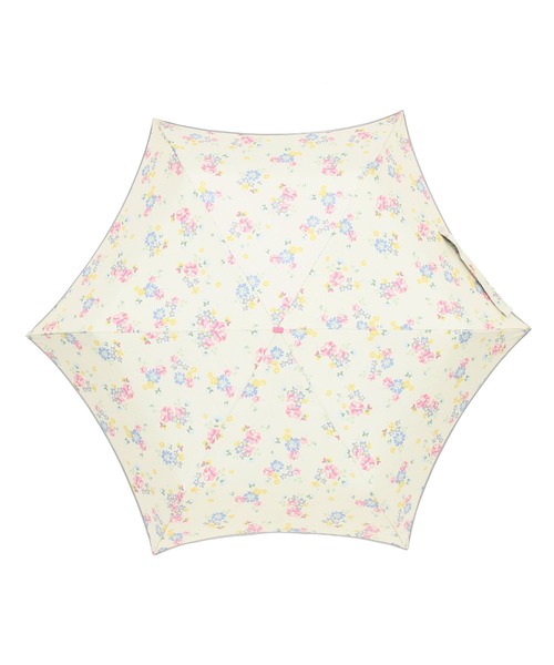 FULTON（フルトン）の「折りたたみ傘 ”PARASOREIL FLORAL B”（折りたたみ傘・レディース・ホワイト・FREE）」の3枚目の写真
