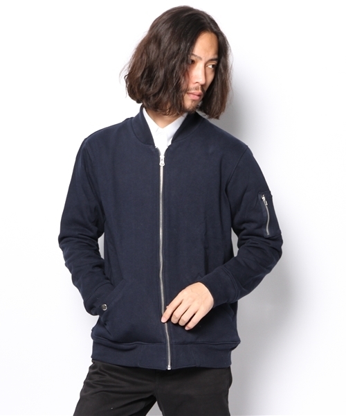 WEGO（ウィゴー）の「WEGO/スウェットMA-1（ミリタリージャケット