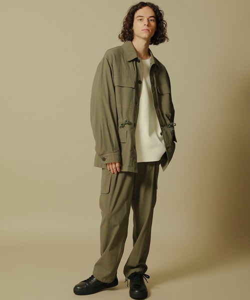 markaware(マーカウェア)の「【MARKAWARE】ミリタリージャケット / A20A-08BL01C(ミリタリージャケット・メンズ・ブラック/オリーブ・1/2)」の4枚目の写真