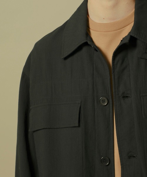 markaware(マーカウェア)の「【MARKAWARE】ミリタリージャケット / A20A-08BL01C(ミリタリージャケット・メンズ・ブラック/オリーブ・1/2)」の15枚目の写真