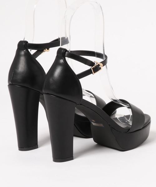 SPIRALGIRL（スパイラルガール）の「Ｇｏｓｓｉｐサンダル（サンダル・レディース・ブラック/ブラック系その他/グリーン・M/L）」の4枚目の写真