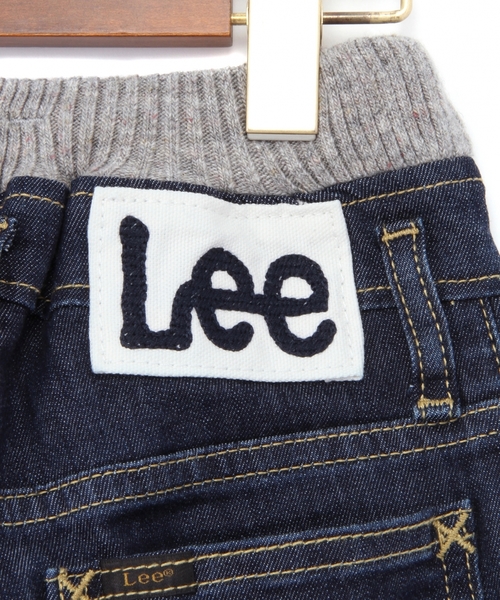 green label relaxing（グリーンレーベルリラクシング）の「【KIDS】[LEE(リー)] リブストレートパンツ（デニムパンツ・キッズ・ライトブルー/コバルトブルー・100cm/110cm/120cm/95cm）」の6枚目の写真