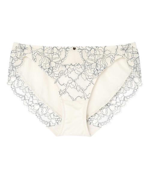 AMPHI（アンフィ）の「AMPHI/シンプル×レース　ショーツ（ショーツ・レディース・ブルー/アイボリー/テラコッタ/チャコールグレー/オレンジ/モスグリーン/コーラルピンク/ネイビー/バーガンディー/ホワイト/マスタード/ライトインディゴブルー/キャメル/ダークグリーン/クリアグリーン/ライトピンク/ライトグレー/ライトパープル/オリーブ/サックスブルー/ベージュ/ブラック/ホワイト×パープル/ミント・MEDIUM/LARGE）」の3枚目の写真