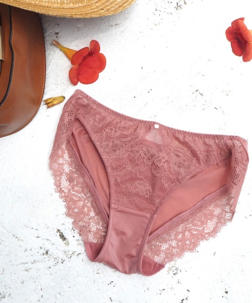 AMPHI（アンフィ）の「AMPHI/シンプル×レース　ショーツ（ショーツ・レディース・ブルー/アイボリー/テラコッタ/チャコールグレー/オレンジ/モスグリーン/コーラルピンク/ネイビー/バーガンディー/ホワイト/マスタード/ライトインディゴブルー/キャメル/ダークグリーン/クリアグリーン/ライトピンク/ライトグレー/ライトパープル/オリーブ/サックスブルー/ベージュ/ブラック/ホワイト×パープル/ミント・MEDIUM/LARGE）」の22枚目の写真