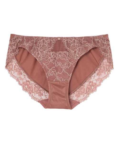 AMPHI（アンフィ）の「AMPHI/シンプル×レース　ショーツ（ショーツ・レディース・ブルー/アイボリー/テラコッタ/チャコールグレー/オレンジ/モスグリーン/コーラルピンク/ネイビー/バーガンディー/ホワイト/マスタード/ライトインディゴブルー/キャメル/ダークグリーン/クリアグリーン/ライトピンク/ライトグレー/ライトパープル/オリーブ/サックスブルー/ベージュ/ブラック/ホワイト×パープル/ミント・MEDIUM/LARGE）」の7枚目の写真