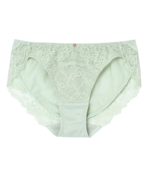 AMPHI（アンフィ）の「AMPHI/シンプル×レース　ショーツ（ショーツ・レディース・ブルー/アイボリー/テラコッタ/チャコールグレー/オレンジ/モスグリーン/コーラルピンク/ネイビー/バーガンディー/ホワイト/マスタード/ライトインディゴブルー/キャメル/ダークグリーン/クリアグリーン/ライトピンク/ライトグレー/ライトパープル/オリーブ/サックスブルー/ベージュ/ブラック/ホワイト×パープル/ミント・MEDIUM/LARGE）」の13枚目の写真