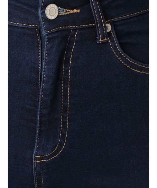 EVRIS（エヴリス）の「BASICフレアーDENIM PT（デニムパンツ・レディース・ブラック/インディゴブルー・SMALL/MEDIUM）」の6枚目の写真
