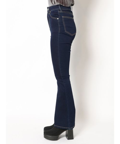EVRIS（エヴリス）の「BASICフレアーDENIM PT（デニムパンツ・レディース・ブラック/インディゴブルー・SMALL/MEDIUM）」の18枚目の写真