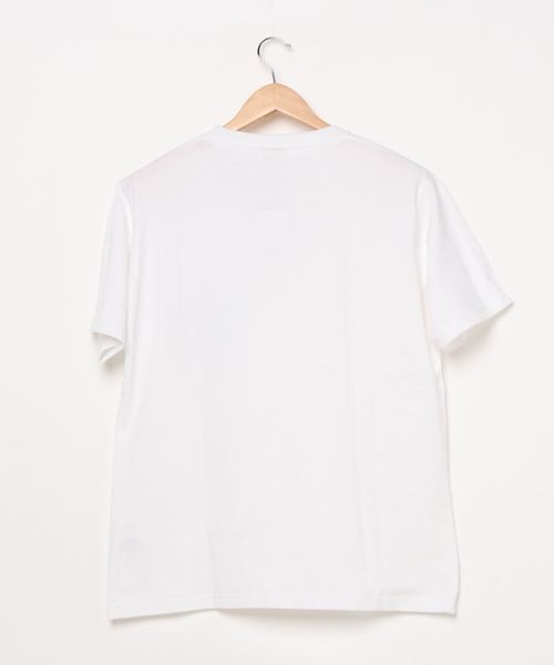 Lee（リー）の「[LEE/リー] デニムポケットTシャツ（Tシャツ/カットソー・メンズ・ベージュ/ネイビー/ホワイト・M/L）」の4枚目の写真