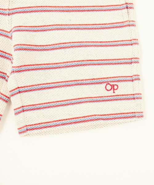 Ocean Pacific(オーシャンパシフィック)の「【OP/オーピー】キッズボーダーハーフパンツ / ショートパンツ ボーダー(その他パンツ・キッズ・ホワイト/ネイビー・130/140/150/160)」の6枚目の写真