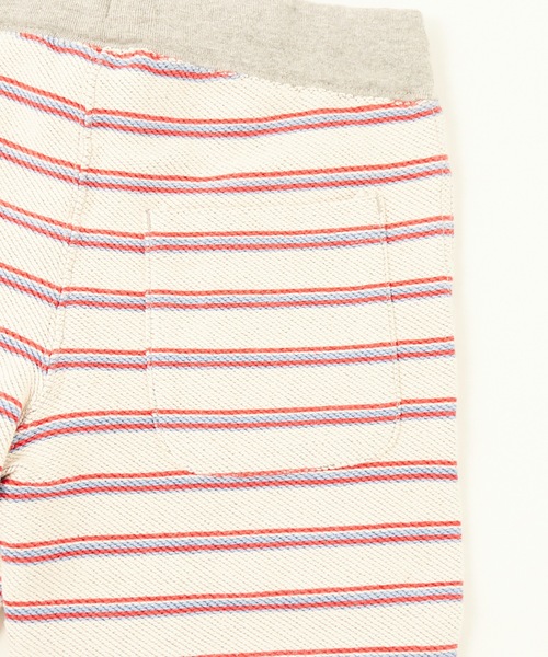 Ocean Pacific(オーシャンパシフィック)の「【OP/オーピー】キッズボーダーハーフパンツ / ショートパンツ ボーダー(その他パンツ・キッズ・ホワイト/ネイビー・130/140/150/160)」の4枚目の写真