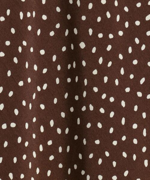 PHEENY（フィーニー）の「＜PHEENY＞ドットプリントマキシスカート Ψо（スカート・レディース・ダークブラウン/ホワイト・1）」の7枚目の写真
