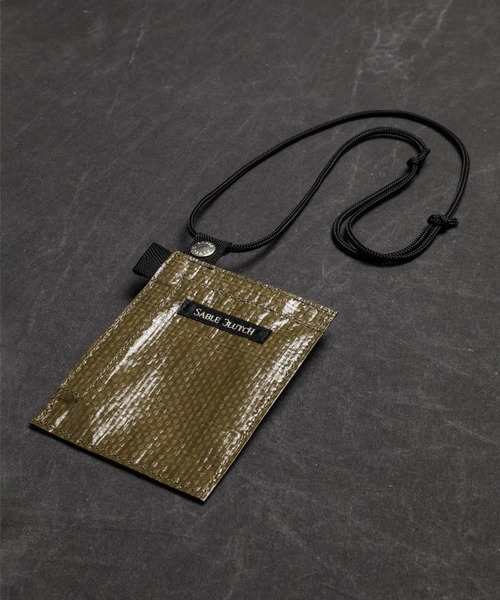 SABLE CLUTCH(セーブルクラッチ)の「EASY HOOK WALLET - NECK CORD wBLACK(財布・メンズ・ブラック/オリーブ・ONE SIZE)」の1枚目の写真