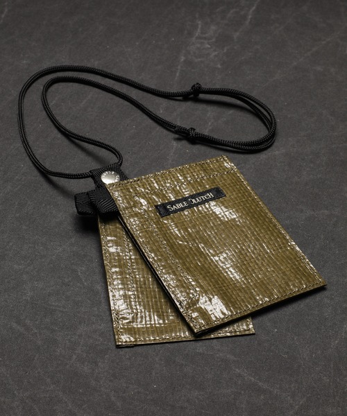 SABLE CLUTCH(セーブルクラッチ)の「EASY HOOK WALLET - NECK CORD wBLACK(財布・メンズ・ブラック/オリーブ・ONE SIZE)」の9枚目の写真