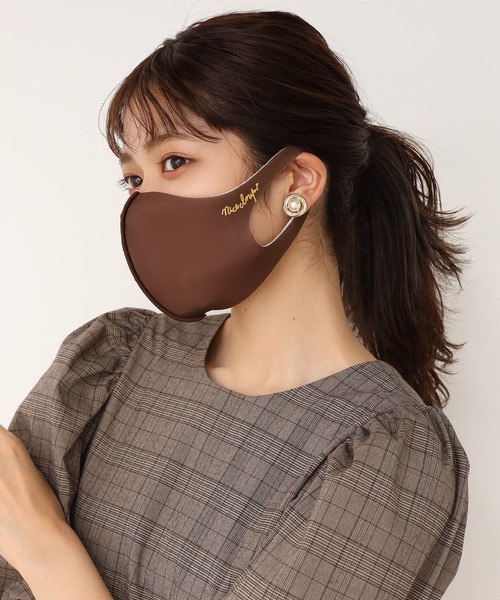 one after another NICE CLAUP（ワンアフターアナザーナイスクラップ）の「血色マスク（マスク・レディース・ブラウン系その他/モカ/サーモンピンク/ピンク/アイボリー・FREE）」の9枚目の写真
