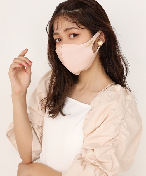 one after another NICE CLAUP（ワンアフターアナザーナイスクラップ）の「血色マスク（マスク・レディース・ブラウン系その他/モカ/サーモンピンク/ピンク/アイボリー・FREE）」の7枚目の写真