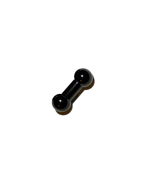 MORPH（モルフ）の「MORPH モルフ バーベルボディーピアス 4ゲージ 8mm~16mm（ピアス（片耳用）・メンズ・ブラック・8/10/12/14/16）」の3枚目の写真