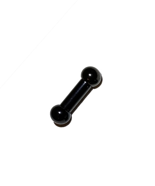 MORPH（モルフ）の「MORPH モルフ バーベルボディーピアス 4ゲージ 8mm~16mm（ピアス（片耳用）・メンズ・ブラック・8/10/12/14/16）」の5枚目の写真