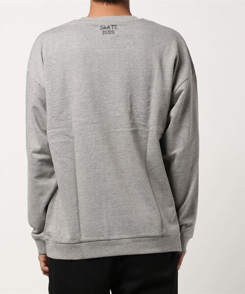 STYLEBLOCK（スタイルブロック）の「裏毛イラストグラフィックプリントビッグスウェット（スウェット・メンズ・ブラック/ベージュ系その他/ブラック系その他2/パープル/ホワイト/ベージュ/パープル系その他/グレー/ブラック系その他・M/L/LL）」の15枚目の写真