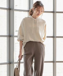 KOBE LETTUCE | サイドスリットフーディニットトップス(ニット/セーター)