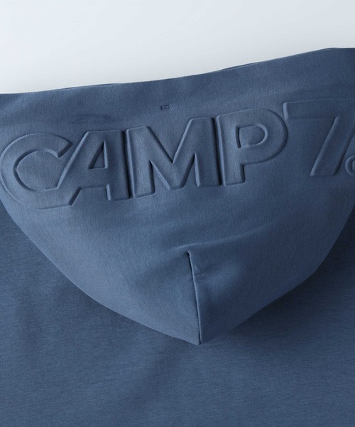 CAMP7（キャンプセブン）の「【CAMP7】エンボスロゴパーカー（パーカー・メンズ・ブラック/ベージュ/グレー/オリーブ/ブルー/ワイン・M/L/XL）」の20枚目の写真