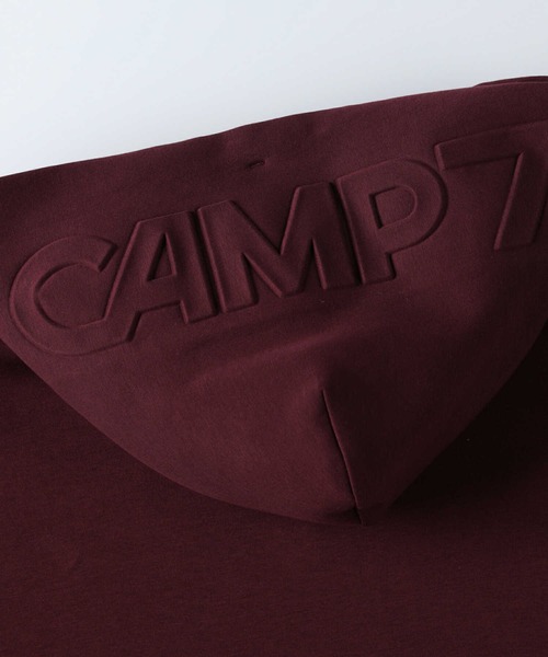 CAMP7（キャンプセブン）の「【CAMP7】エンボスロゴパーカー（パーカー・メンズ・ブラック/ベージュ/グレー/オリーブ/ブルー/ワイン・M/L/XL）」の12枚目の写真