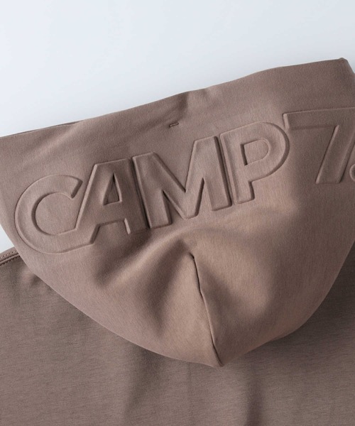 CAMP7（キャンプセブン）の「【CAMP7】エンボスロゴパーカー（パーカー・メンズ・ブラック/ベージュ/グレー/オリーブ/ブルー/ワイン・M/L/XL）」の11枚目の写真