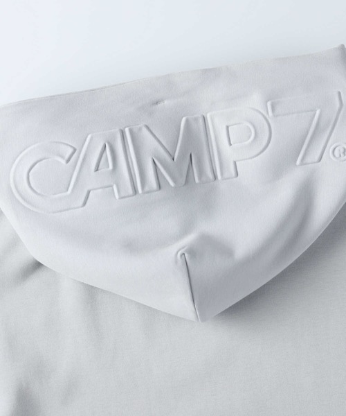 CAMP7（キャンプセブン）の「【CAMP7】エンボスロゴパーカー（パーカー・メンズ・ブラック/ベージュ/グレー/オリーブ/ブルー/ワイン・M/L/XL）」の13枚目の写真