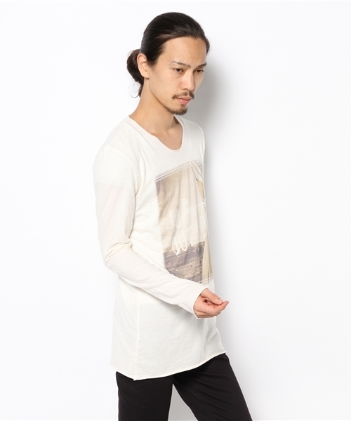 goa(ゴア)の「Grassy Teepee ロンT(Tシャツ/カットソー・メンズ・アイボリー/A・FREE)」の4枚目の写真