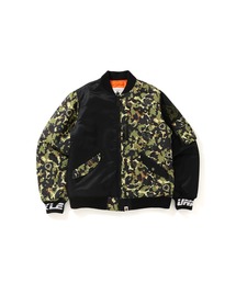 BAPE 迷彩 MA-1ジャケット　アベイシングエイプ　L BAPE 迷彩 MA-1ジャケット アベイシングエイプ L A BATHING APE